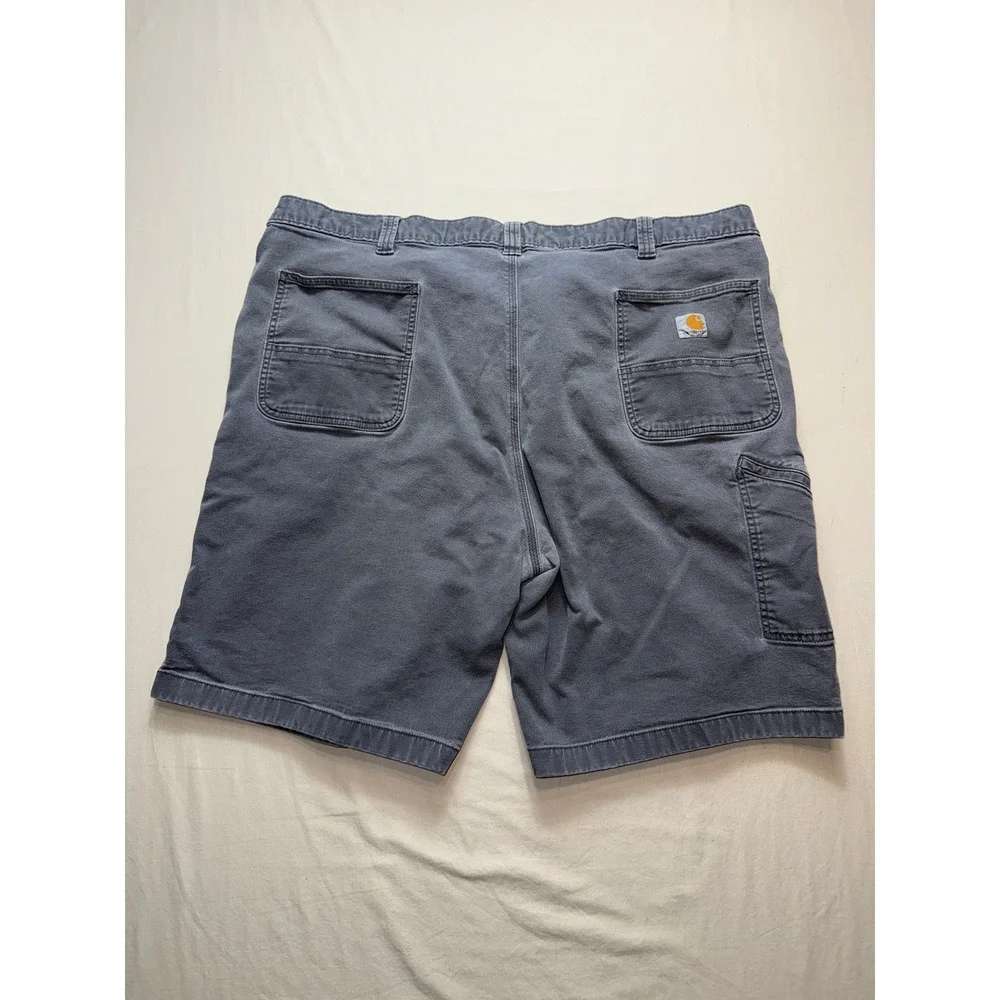 Carhartt Mens Gray Relaxed Fit Canvas Work Shorts Size 48 (Some Wear)‎ Utility